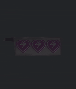 Broken Hearts - v2.5 Rechargeable Illuminated Adhesive Decal - 5 Flashing Modes